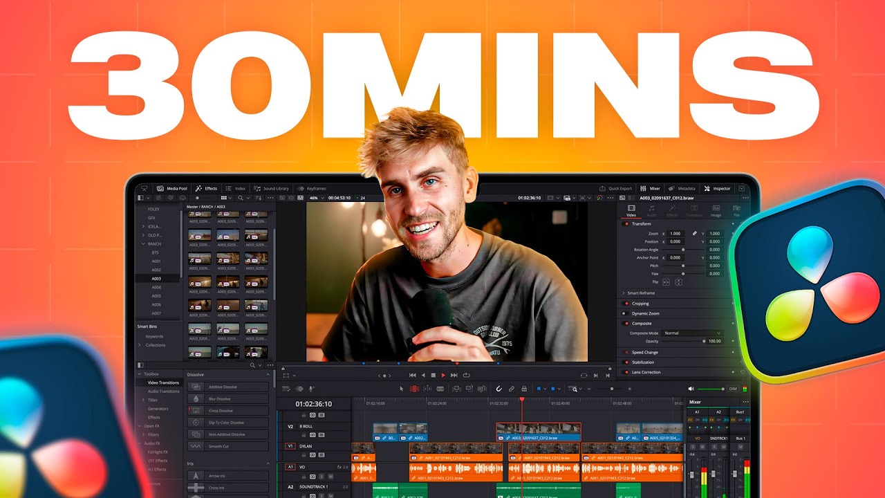 DaVinci Resolve - TUTO COMPLET pour DÉBUTANTS (+ formation GRATUITE)