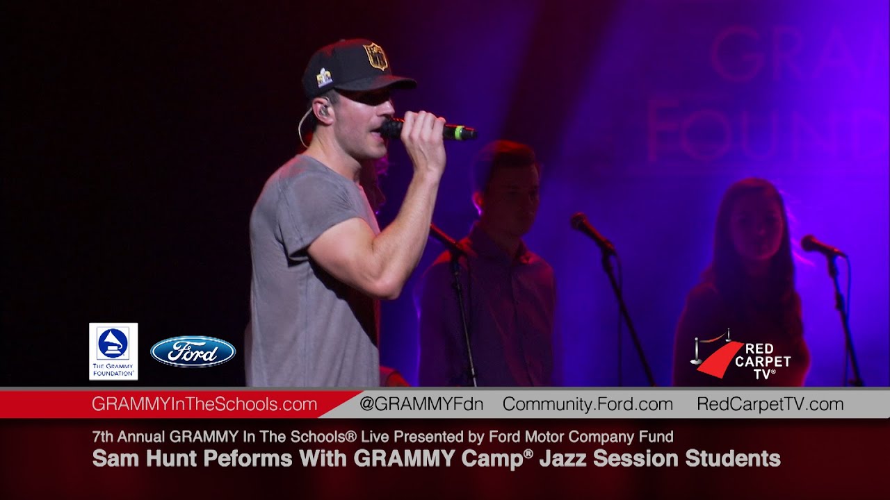 Sam Hunt Performs With GRAMMY Camp® Jazz Session Students