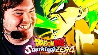 (Dragon Ball Sparking ZERO) LIVE REACTION TO FIRST EVER FULL MATCH GAMEPLAY + BROLY AND HIT REVEALS!