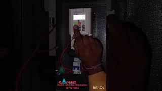 cg vfd error 12,11,10 setting