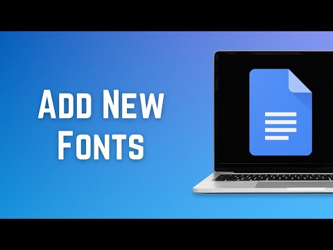 Video: Bisakah saya menambahkan font khusus ke Google Documents?