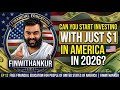 Can You Start Investing with Just $1 in #america in 2026 ? Ep 12 #financialeducation #unitesstates