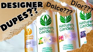 I Tried Fragrance Oil Dupes So You Won't have To: Unboxing Nature's Garden Fragrance Oils