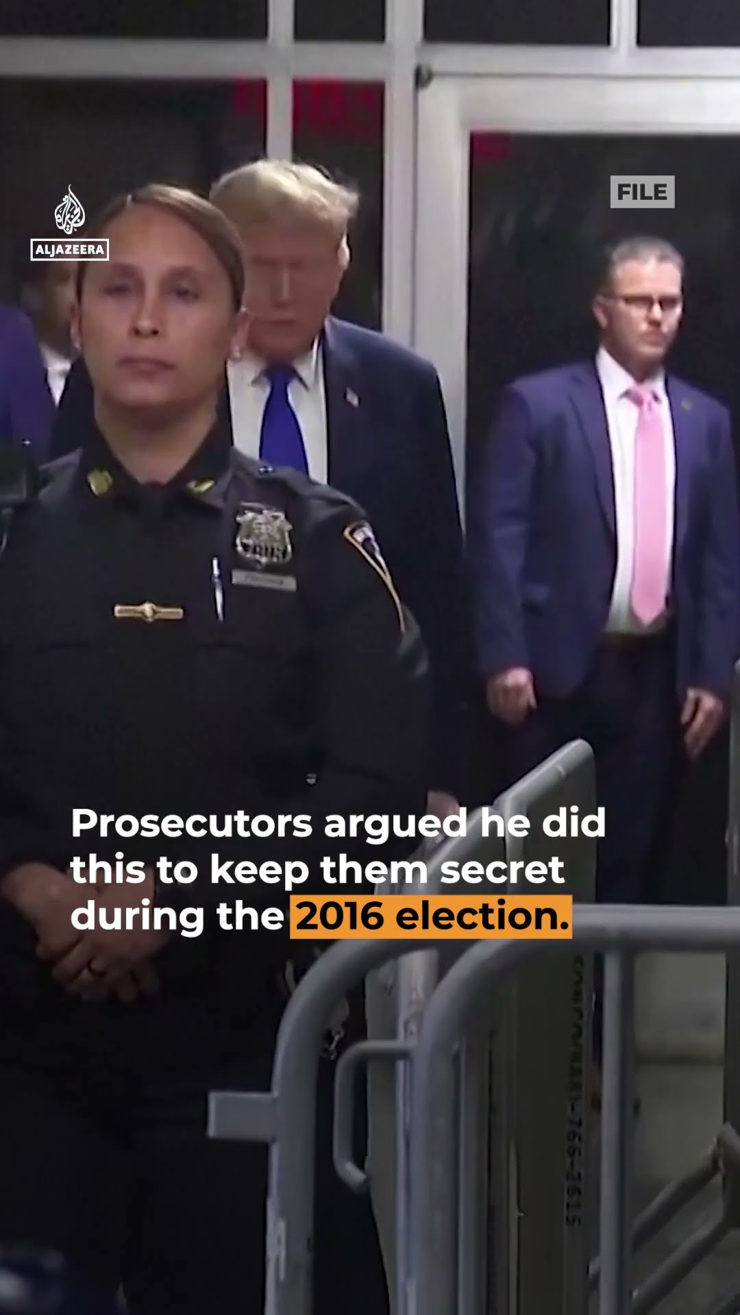 Trump receives no punishment for felony hush money conviction | AJ #shorts