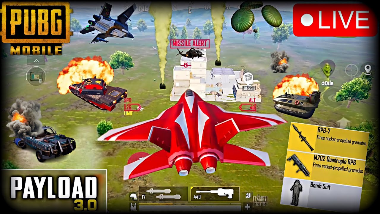 🔴Live : Payload Mode = Disaster 🤯| Pubg mobile payload Kratosmaha is live