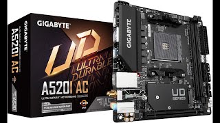 Gigabyte A520I AC Mini-ITX Motherboard: AM4 Ryzen
