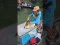Selling 200-year-old traditional food while floating on a boat
