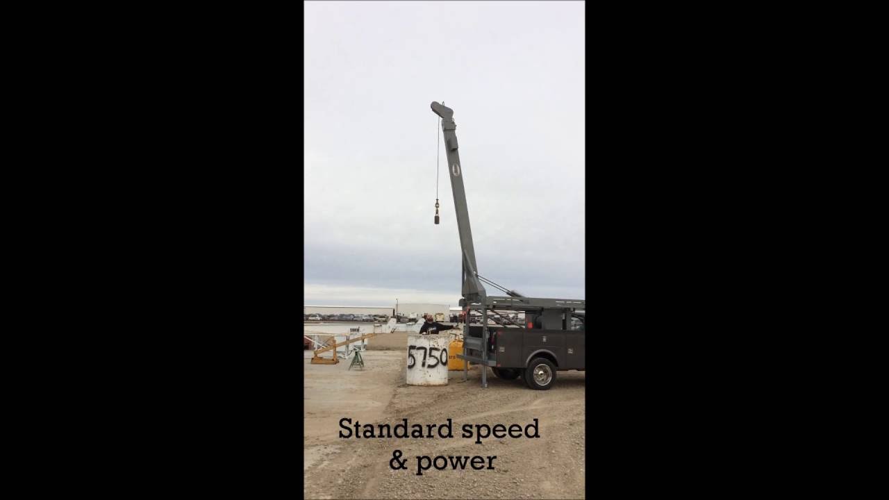 Hunke 6T Pump Hoist With 2-Speed Motor - YouTube