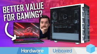 Are Gaming Laptops Now Better Value Than Desktops? Radeon RX 6800M vs 6700 XT Benchmark