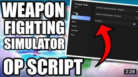 Weapon fighting simulator script pastebin