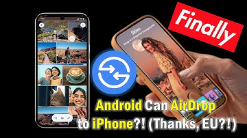 FINALLY! Android Can AirDrop to iPhone?! (Thanks, EU?!)
