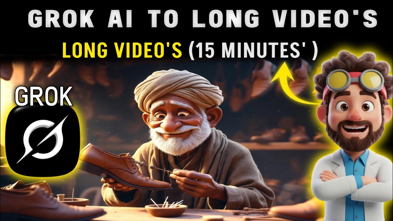 Generate Long YouTube (16:9) Video Using Grok Ai | FREE & UNLIMITED 