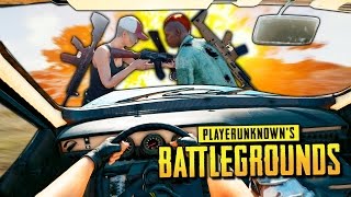 АВТОПОДСТАВА У ВОЕННОЙ БАЗЫ! СТОПАНУЛИ ТОЛПУ МАШИН В PLAYERUNKNOWN'S BATTLEGROUNDS - ПРИКОЛЫ