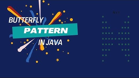 @codertipsandtech Butterfly Pattern in Java.