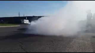 Mazda3 crazy burn out show