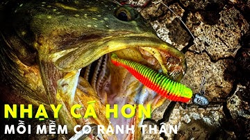 Câu Lure Cá Chẽm Với Major Craft Magic Shad – Mồi Mềm Có Rãnh Thân Thật Sự Nhạy Cá Hơn?