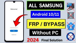 All Samsung Galaxy Android 10/11 Frp Bypass Without PC / Unlock Google Account Lock | New Trick