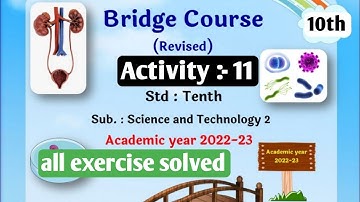 science 2 Activity 11 class 10th bridge course | 10th setu Abhyas day 11 solutions | #studyacademy