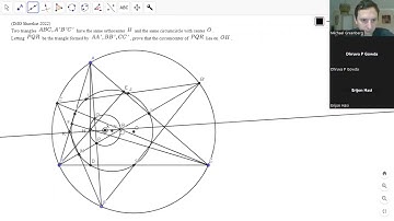 LIVESTREAM GEO #120B: Two Triangles with the Same Orthocenter and Circumcenter!