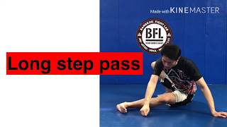 Solo passing ท่าที่ 6: Long step pass (butt flop)  l Thien Planet