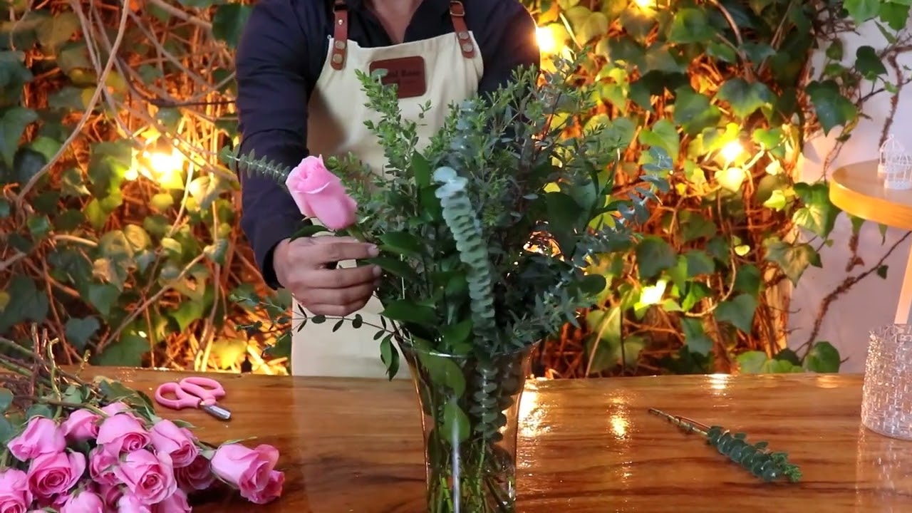 Create a charming floral arrangement that radiates elegance