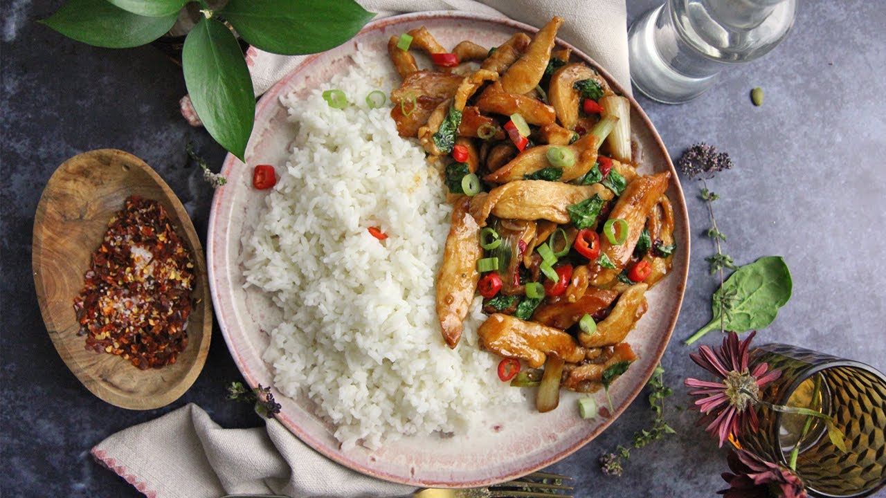 Thai Basil Chicken - YouTube.