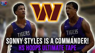 WASHINGTON COMMANDER Sonny Styles was a HOOPER in High School! [Ultimate Hoop Highlights]