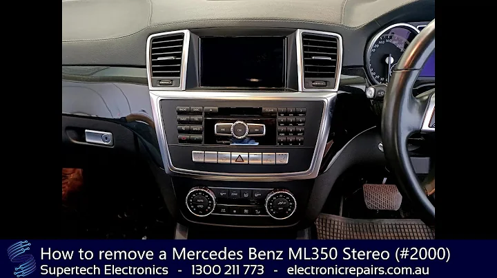 How to remove a Mercedes Benz ML350 Stereo (#2000)