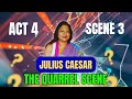 ICSE 2026 English Literature Extracts| Act 4 Scene 3 The Quarrel Scene |One Shot Revision