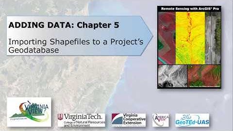 Chapter 5 Adding Shapefiles to a Projects Geodatabase