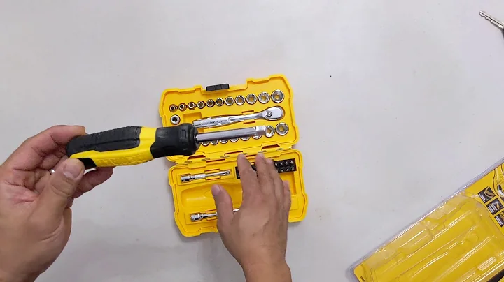 DeWalt DWMT81610 50 Pieces ¼ in Drive Mechanics Tool Set Polished Chrome - COSTCO $20