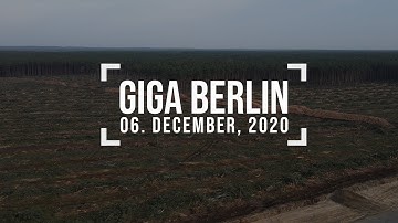One take - Tesla Giga Berlin - 06 December, 2020 - 4k drone footage