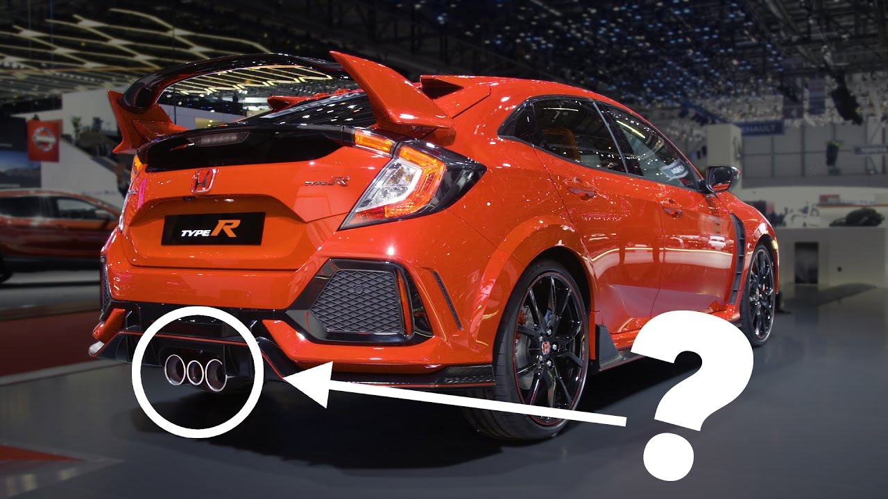 2018 Honda Civic Type R: Cool Facts & Weird Triple Exhaust Explanation