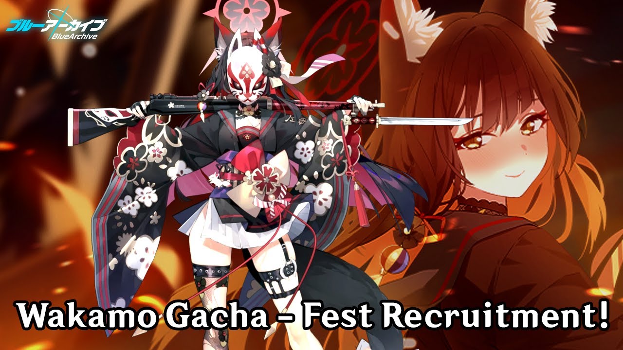Blue Archive Wakamo Gacha Banner! Fest Recruitment! YouTube