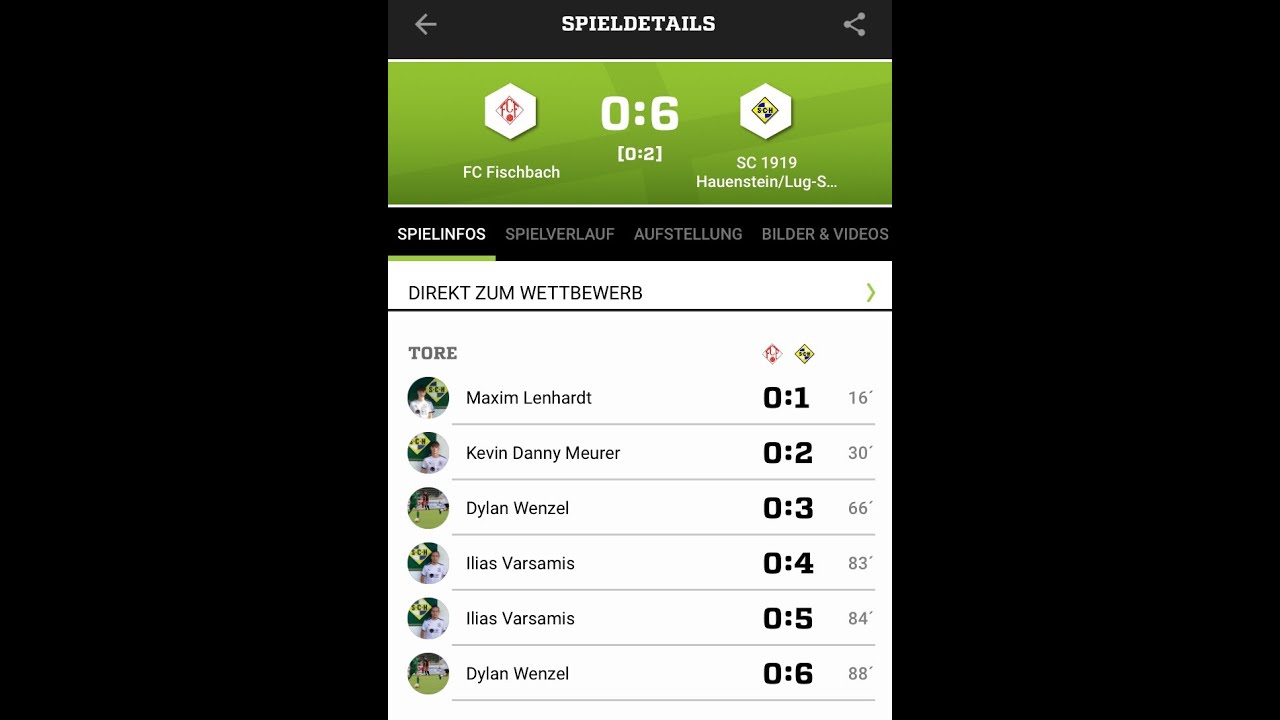 FC Fischbach Aktive -  SC Hauenstein A-Jugend 0:6 (0:2) 19.07.2024