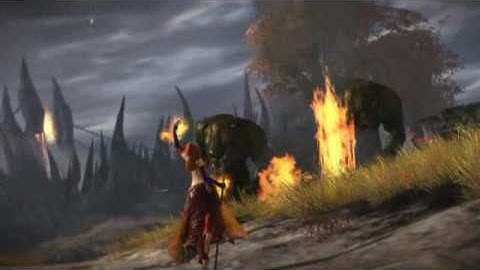 Guild wars 2 - Elementalist meteor shower profession skill [HD]