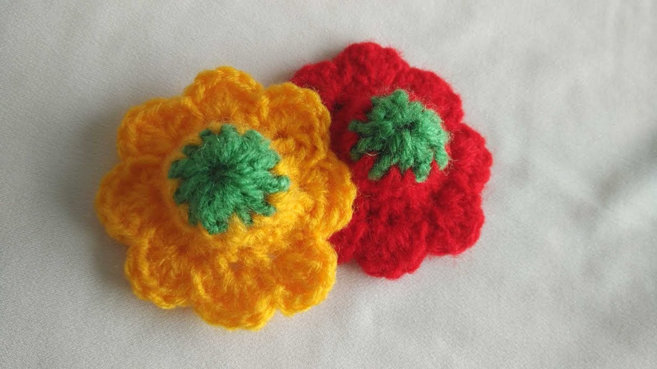 How to Crochet Bell Flower | Simple & Elegant Flower Pattern #prettyflower #quickflowers