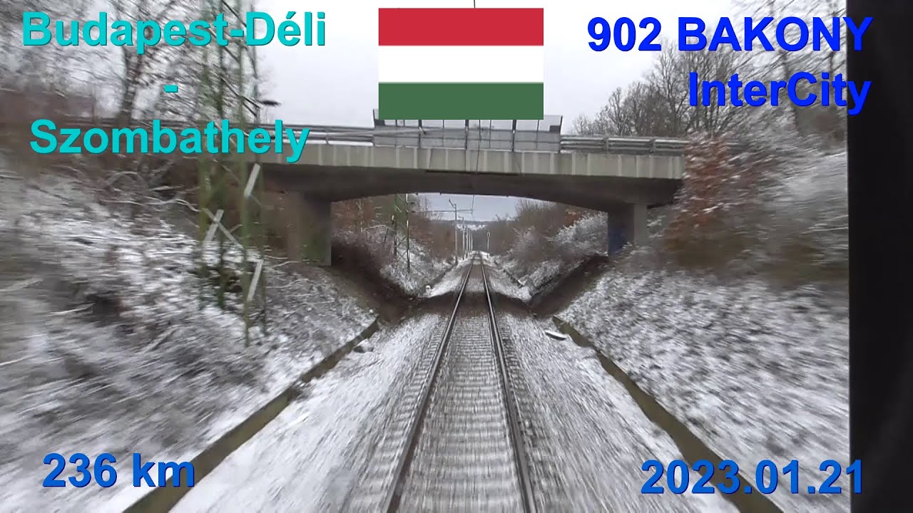 Route Budapest.Déli-Székesfehérvár-Veszprém-Szombathely 902 BAKONY IC (Budapest.Déli-Szombathely)