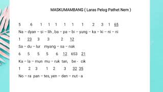 Tembang Macapat ' MASKUMAMBANG '