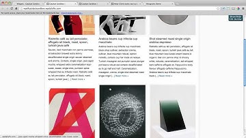 Using Catalyst / Dynamik theme to rebuild an existing design... PART - 2