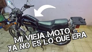 ACCIDENTE! Por una CAÍDA, se ARRUINO el TANQUE de la MOTO. Suzuki Gn 125 H F