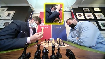 Peter Svidler Flags With a King In His Hand Despite Being Up a Pawn In The End Game | STL GCT 2021
