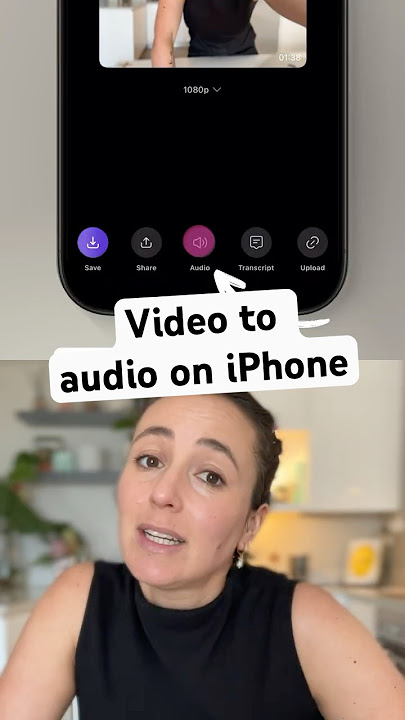 How to extract the audio from any video on your iPhone | free video converter