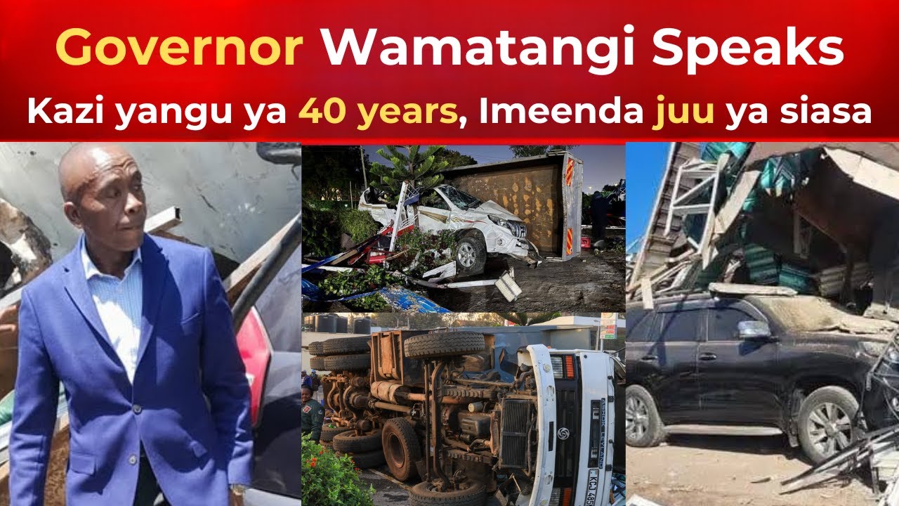 GOVERNOR WAMATANGI SPEAKS: We had a court order, Ni Sawa, Nawaachia Mungu