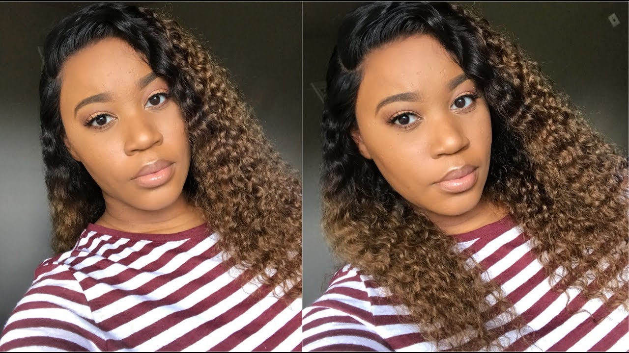 360 lace frontal in lagos Gorgeous Ombré Hair | Deep Wave 360 Lace Wig |Yswigs
