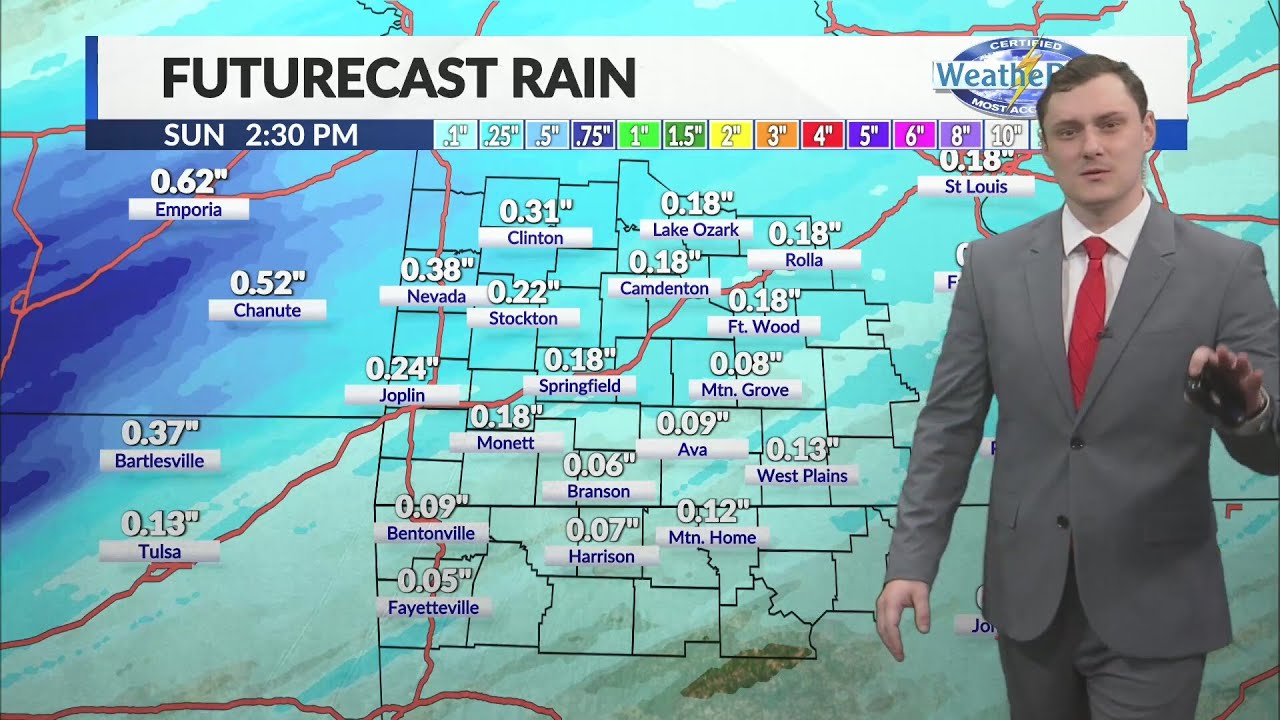 Return of rain this weekend - YouTube