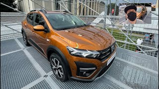 Dacia Sandero Stepway Crossover Suv Look New Model Compact Car Walkaround And Interior