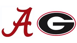 2015 #13 Alabama at #8 Georgia (Highlights)