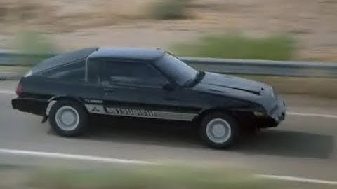 Cannonball Run II (1984) - Mitsubishi Starion chase
