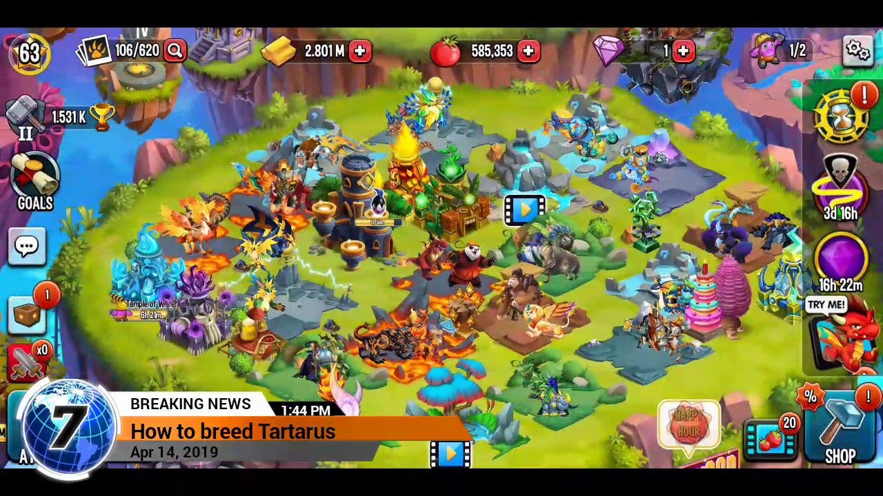 How To Breed Tartarus - Monster Legends